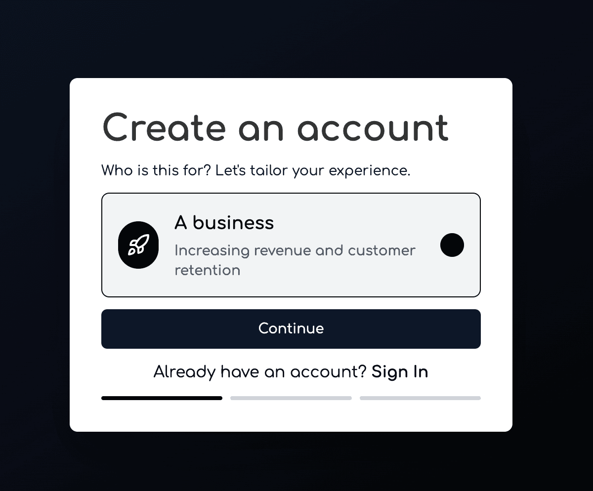 Old KobotAI Sign Up Page
