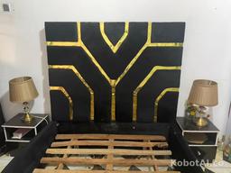 4/6 bedframe with two sides drawer 1